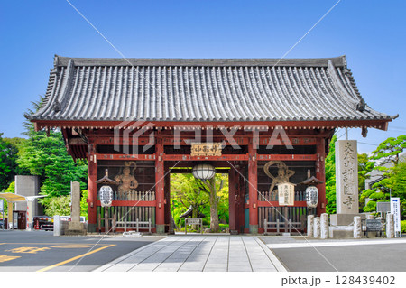 東京都　護国寺（ごこくじ）　仁王門 128439402