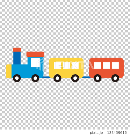兒童玩具火車插圖 兒童玩具火車插圖 128439616