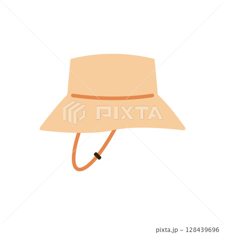 紫外線対策 アウトドア 帽子 イラスト素材 紫外線対策 アウトドア 帽子 イラスト素材 128439696