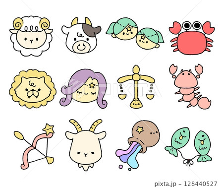 12星座ミニアイコン 128440527