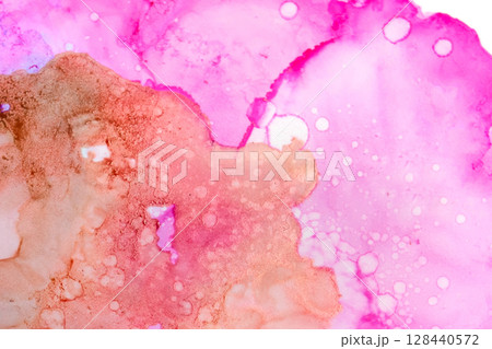 アルコールインク 大人綺麗な背景画像 128440572