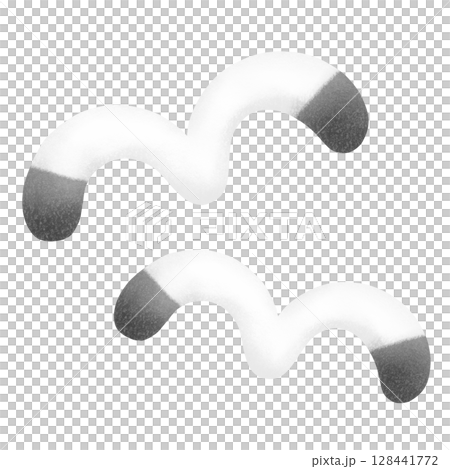 Illustration of a flock of seagulls 128441772