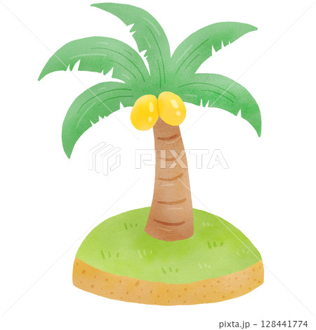 ヤシの木のイラストのイラスト素材 [128441774] - PIXTA