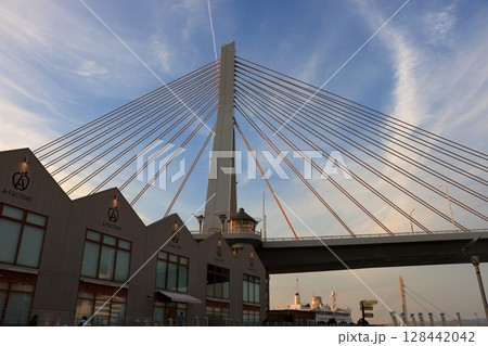 The Love Bridge, Aomori Bay Bridge, of Aomori City in Northern Japan The Love Bridge, Aomori Bay Bridge, of Aomori City in Northern Japan 128442042