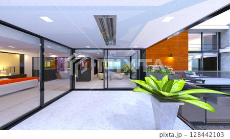 リゾートホテル 128442103