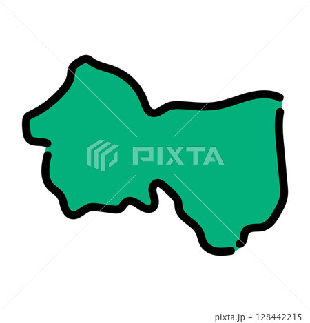 手書き_アゼルバイジャン_ザルダブ_ベクター素材 128442215