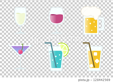 ドリンク系イラスト01 128442569
