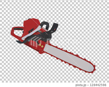 用於建築工地和林業的砍伐樹木的鏈鋸 128442598