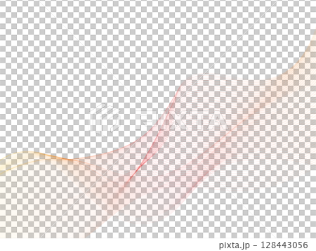 細い曲線の背景（赤） 128443056