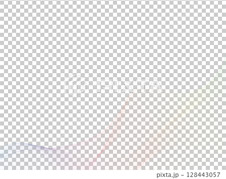 細い曲線の背景(下側,カラフル) 細い曲線の背景(下側,カラフル) 128443057