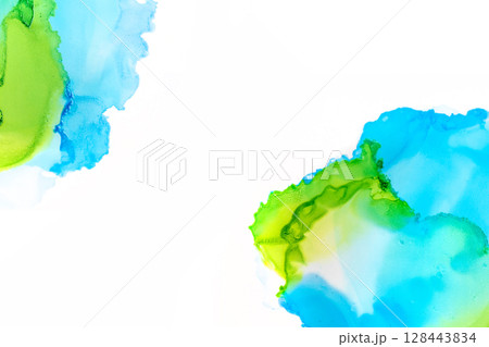 アルコールインク 大人綺麗な背景画像 128443834