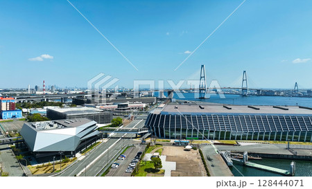 現代都市の風景空撮 128444071