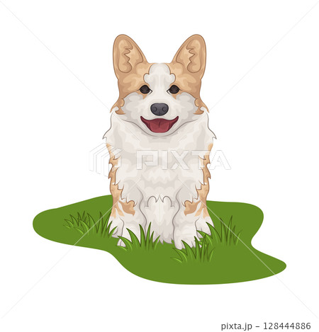 Illustration of Dog 128444886