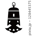 風鐸　シルエット 128445375