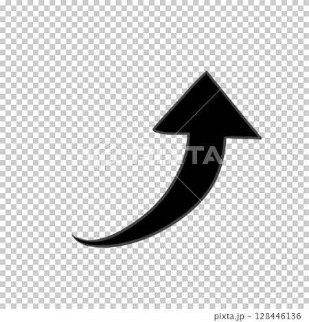 急上昇 上昇 矢印 黒色 シンプル 急上昇 上昇 矢印 黒色 シンプル 128446136