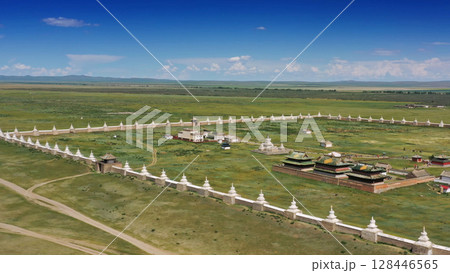 Kharkhorin Erdene Zuu Monastery in Mongolia Kharkhorin Erdene Zuu Monastery in Mongolia 128446565