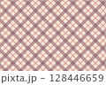 ピンクのチェック柄 / シームレスパターン / スウォッチあり 128446659