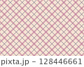 パープルのチェック柄 / シームレスパターン / スウォッチあり 128446661