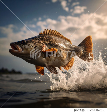 fish, sea fish, freshwater fish, tropical fish, aquarium, fins, scales, tail fin, underwater creature, marine animal, swimming animal, aquatic life, colorful fish, pet fish, fish tank, reef fish, ocea 128446732