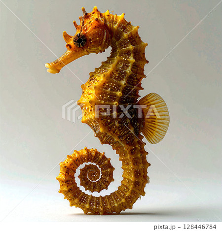 seahorse, sea creature, horse-shaped, small fin, aquatic animal, marine life, curled tail, near coral, aquarium, slow movement, underwater animal, ocean species, tropical fish, reef animal, delicate c 128446784