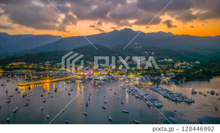 July 4 2025 Twilight Serenity Over Pak Sha Wan Bay 128446992