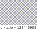 ブルーのチェック柄 / シームレスパターン / スウォッチあり 128446998