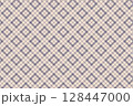 ブルーとベージュのチェック柄 / シームレスパターン / スウォッチあり 128447000