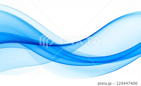 Abstract blue background with dynamic flowing lines and glowing light waves, a modern digital art illustration perfect for technology and business web design templates Abstract blue background with dynamic flowing lines and glowing light waves, a modern digital art illustration perfect for technology and business web design templates 128447400