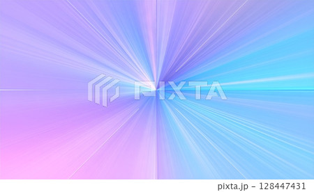 Smooth gradient of purple, blue, and green lines creates a bright, colorful, abstract motion background 128447431