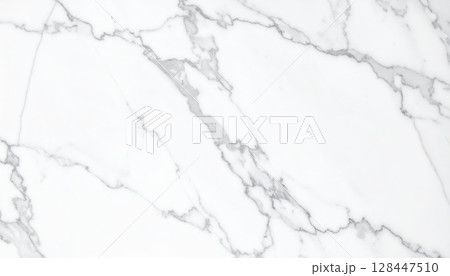 A frosty white marble surface with a delicate, natural winter pattern A frosty white marble surface with a delicate, natural winter pattern 128447510