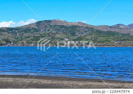 山中湖の景色 山中湖の景色 128447974