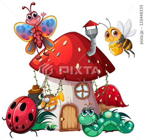 Whimsical Insect Band by Mushroom House 128448335
