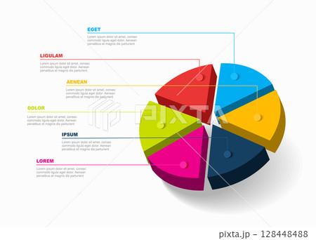 Infographic design template with place for your data. Vector illustration. 128448488