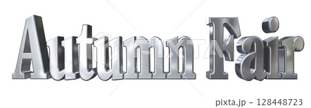3DCG文字「Autumn Fair（オータムフェア）」 128448723