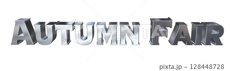 3DCG文字「Autumn Fair（オータムフェア）」 128448728
