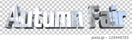 3DCG文字「Autumn Fair(オータムフェア)」 3DCG文字「Autumn Fair(オータムフェア)」 128448783