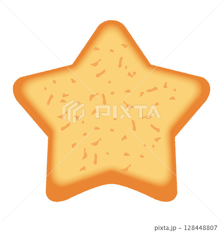 星型のクッキーのベクターイラスト 128448807