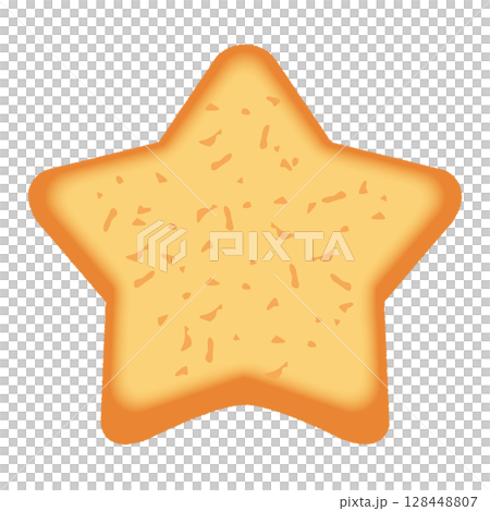 星型のクッキーのベクターイラスト 128448807