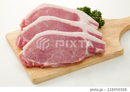 国産豚ロースとんかつ用3枚 国産豚ロースとんかつ用3枚 128450388