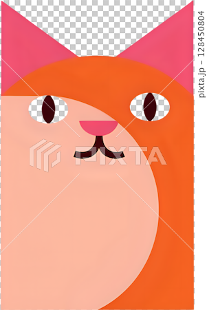 A cat with a serious expression 128450804