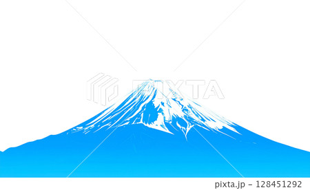 富士山のイラスト素材 128451292
