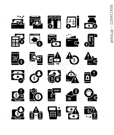 money investment management solid icon money investment management solid icon 128451456
