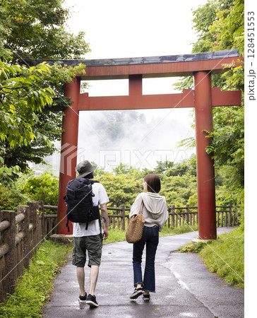 日本観光を楽しむインバウンド 128451553