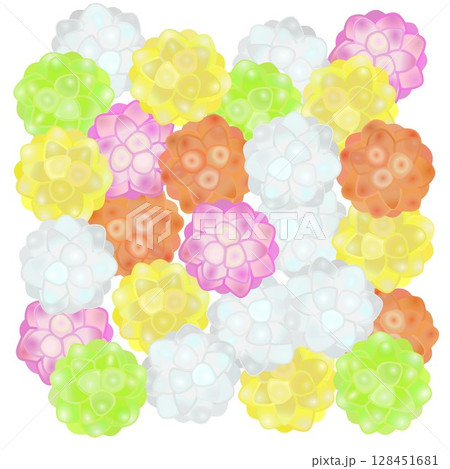 金平糖のイラスト 128451681