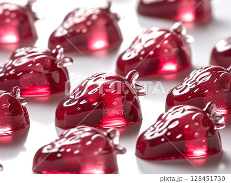 いちごのグミ いちごのグミ 128451730