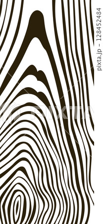 Wooden logs texture. Wood concepts graphics, lumber top view. Vintage outline trees structure vector 128452484