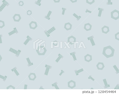 ボルト　ナット　工具　グレー　パターン　背景 128454464