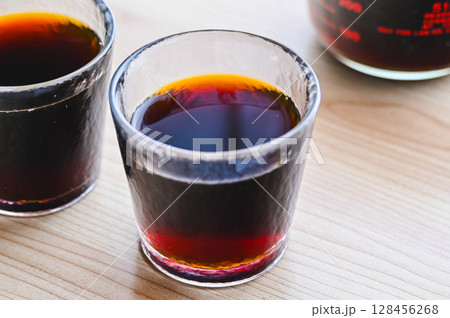 コーヒーゼリー作り コーヒーゼリー作り 128456268