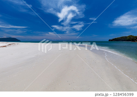 Tropical Paradise Beach and blue sky,Koh Lipe island in Satun,Thailand Tropical Paradise Beach and blue sky,Koh Lipe island in Satun,Thailand 128456399