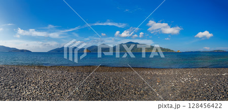 Tropical Paradise Beach and blue sky,Koh Lipe island in Satun,Thailand Tropical Paradise Beach and blue sky,Koh Lipe island in Satun,Thailand 128456422